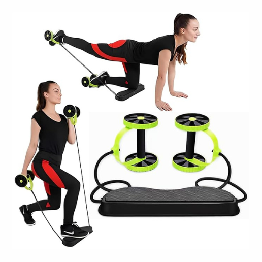Fitness Equipment for Core Workout with Knee Pad